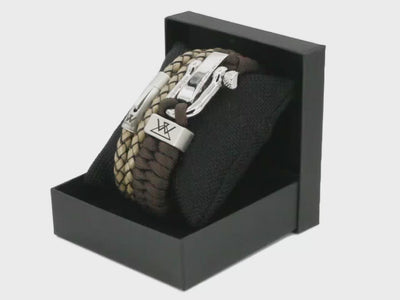 Leren armband 12mm - Civilis collectie