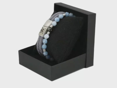 Touw armband 12mm - Caesar collectie | Editie zwart
