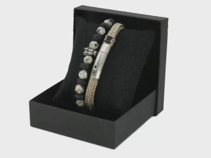 Touw armband 6mm - Ruyter | Beige