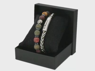 Stalen armband 6mm - Wallis collectie