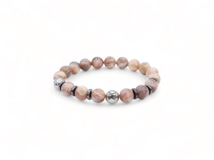 roze kralen heren armband