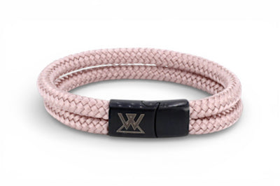 Touw armband 12mm - Caesar collectie | Editie zwart