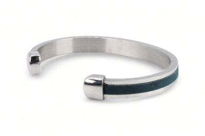 stalen mannen armband blauw