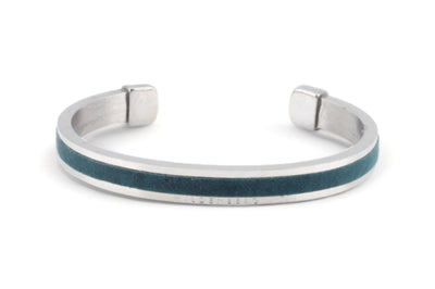 stalen mannen armband blauw