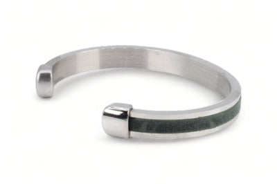 stalen mannen armband groen