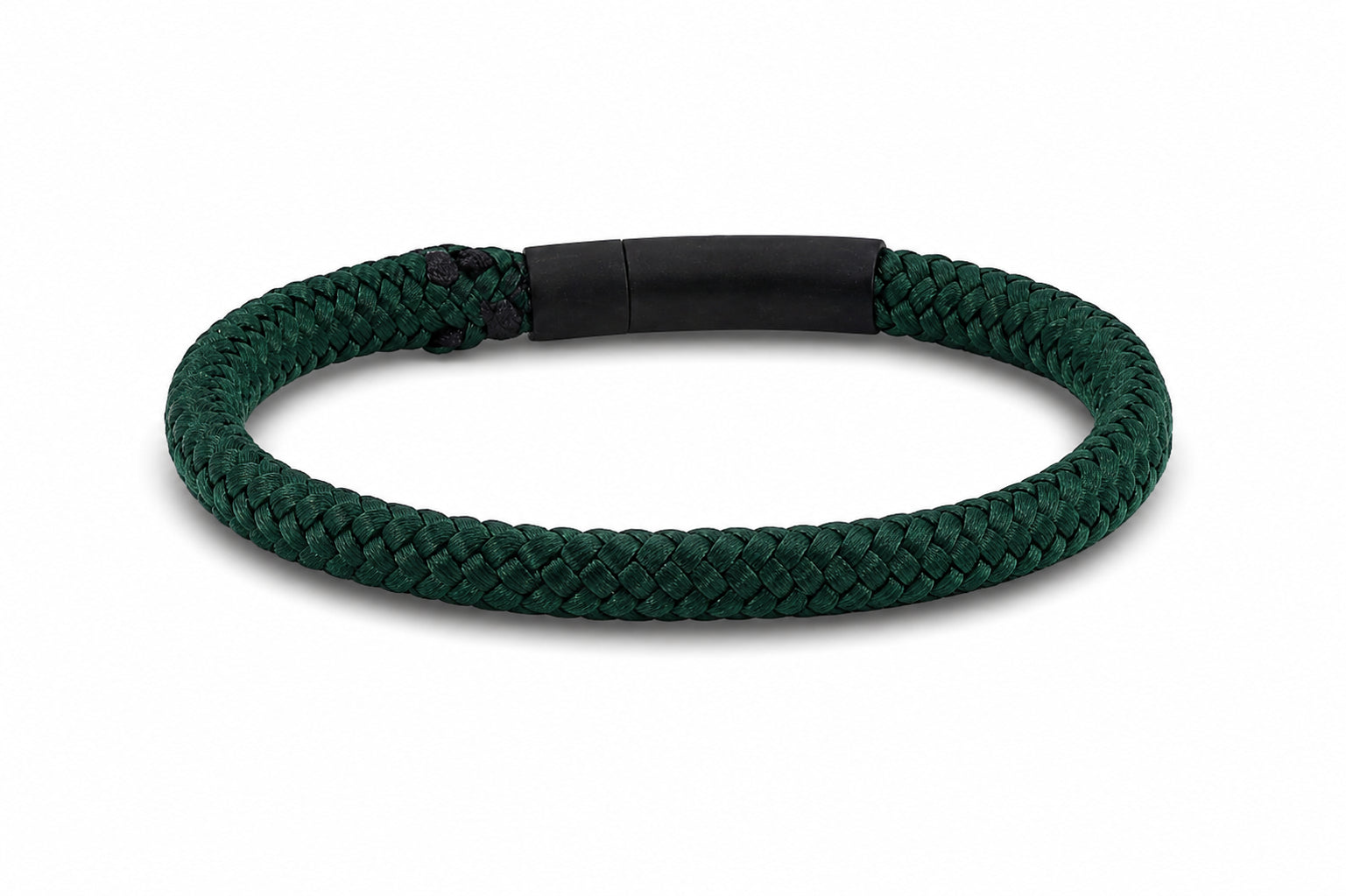 Touw armband 6mm - Ruyter | Donkergroen