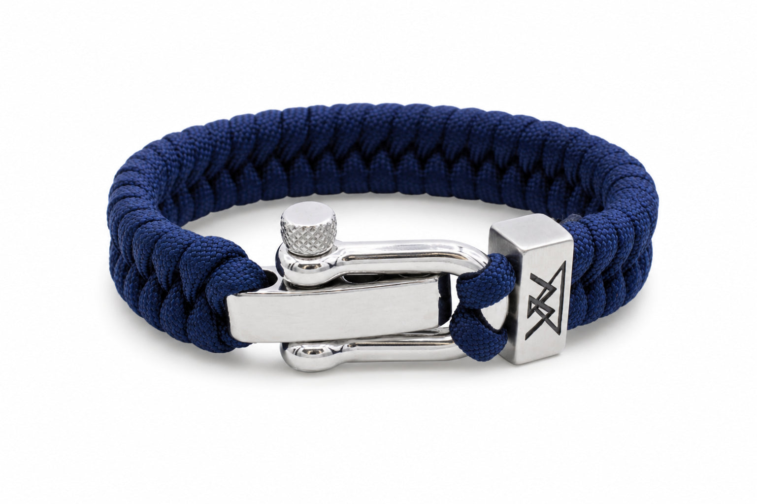 heren touw armband blauw