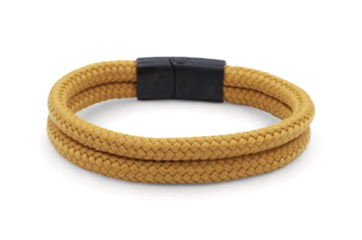 Touw armband 12mm - Caesar collectie | Editie zwart