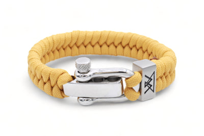 touw gele armband heren 