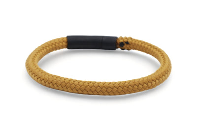 Touw armband 6mm - Ruyter | Okergeel