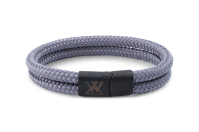 Touw armband 12mm - Caesar | Zilver