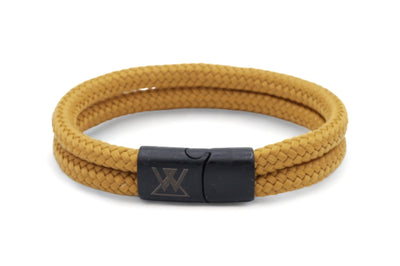 Touw armband 12mm - Caesar collectie | Editie zwart