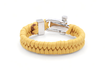 touw gele armband heren 