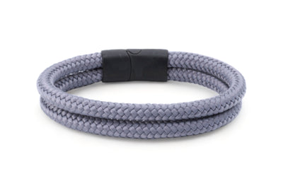 Touw armband 12mm - Caesar collectie | Editie zwart